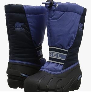 Sorel Toddler's Blue & Black Cub Snow Boots Size 9